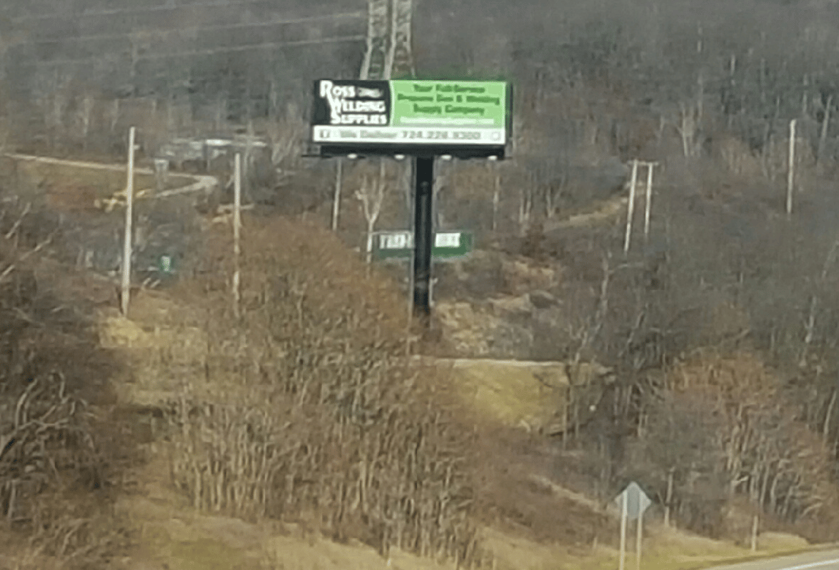 Static Billboard on Route 28 in Tarentum, PA